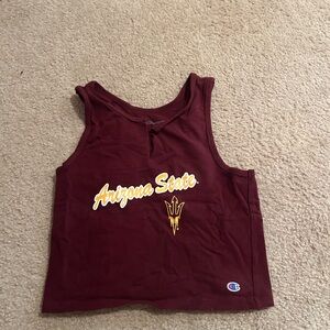 Champion Maroon Arizona State Tank Top